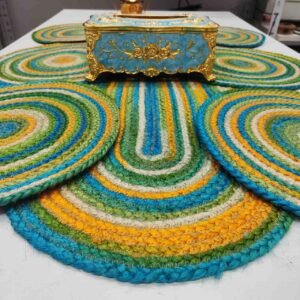 Green Jute Table Mat